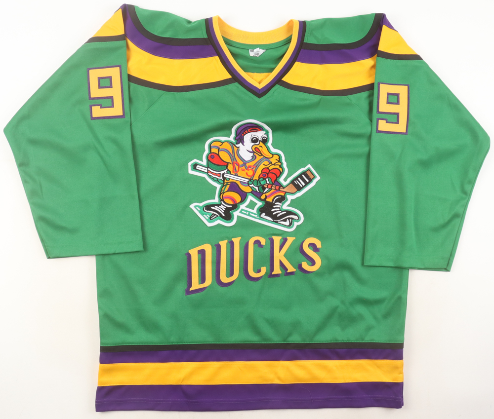 Vincent Larusso Signed "The Mighty Ducks" Jersey Inscribed "Banks" & "Quack Quack Quack!" (JSA) at PristineAuction.com Vincent Larusso Signed "The Mighty Ducks" Jersey Inscribed "Banks" & "Quack Quack Quack!" (JSA) at PristineAuction.com