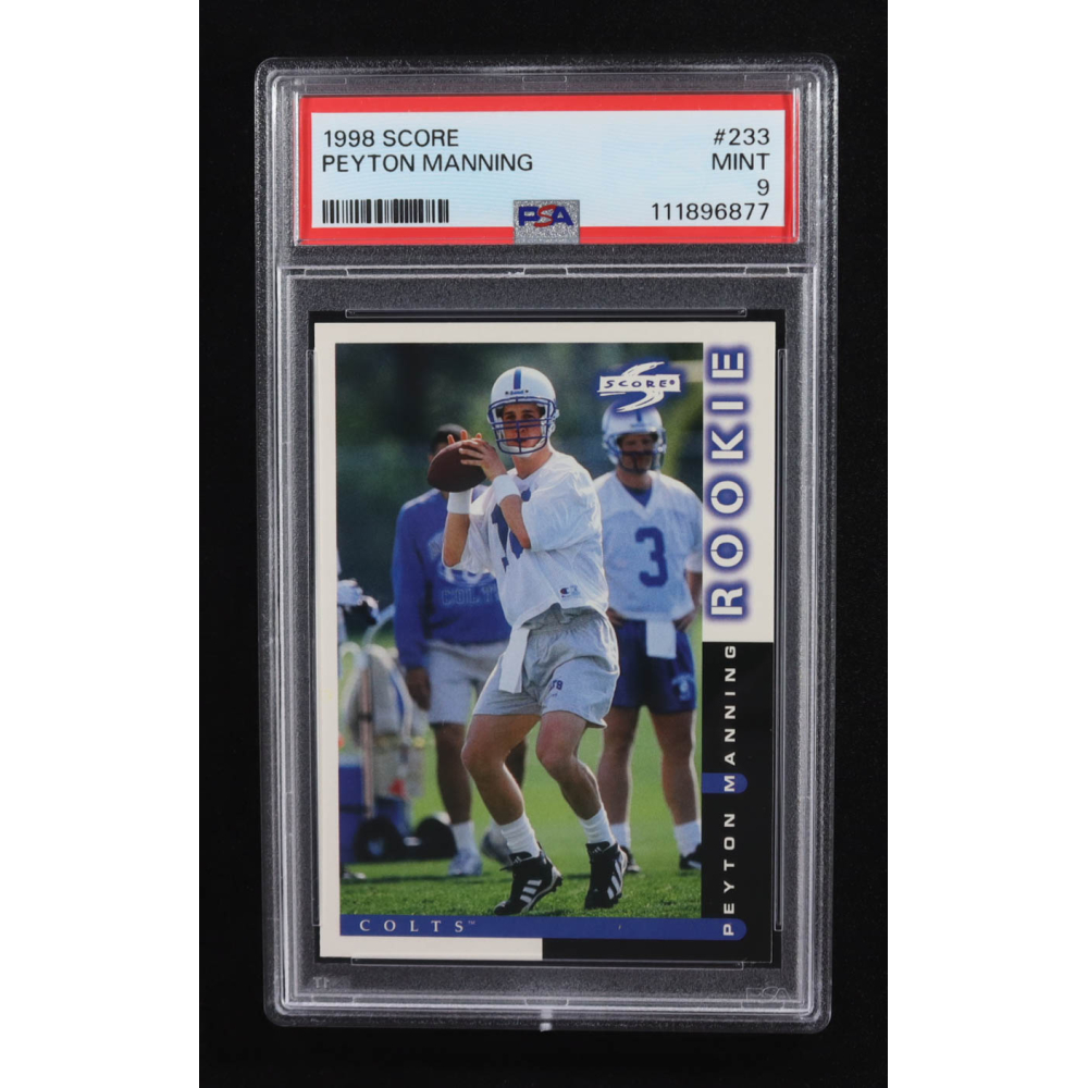 Peyton Manning 1998 Score #233 RC (PSA 9) at PristineAuction.com