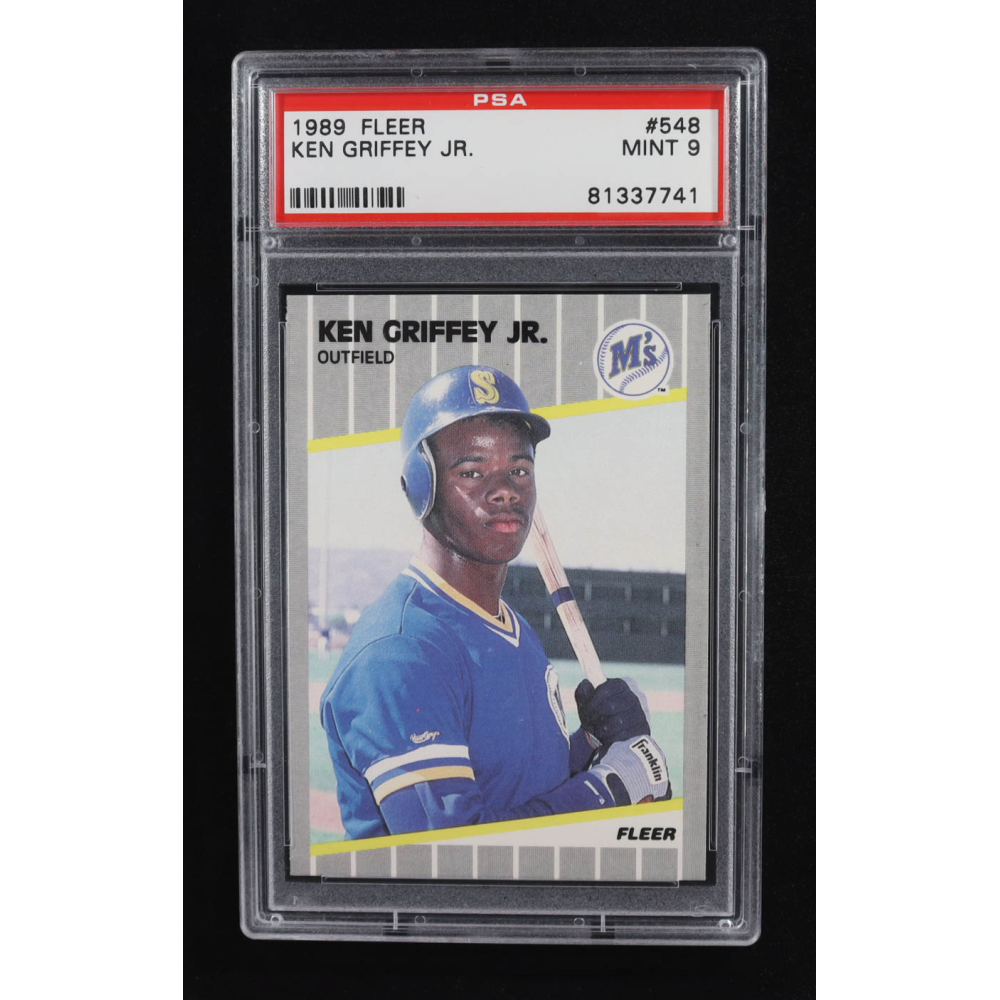 Ken Griffey Jr. 1989 Fleer #548 RC (PSA 9) at PristineAuction.com