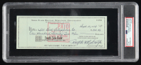Ralph Metcalfe Signed 1978 Bank Check (PSA) at PristineAuction.com
