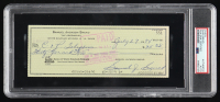Sam Snead Signed 1974 Bank Check (PSA) at PristineAuction.com