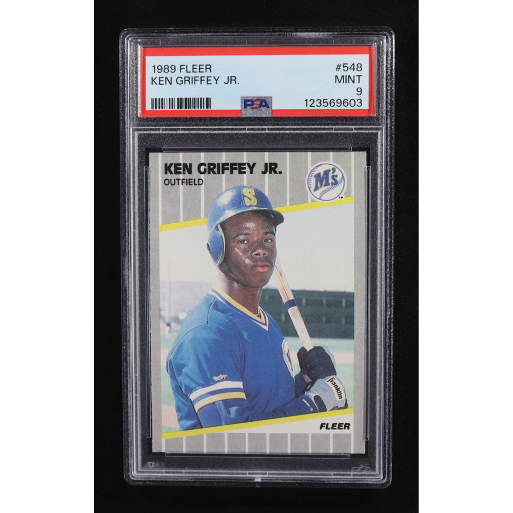 Ken Griffey Jr. 1989 Fleer #548 RC (PSA 9) at PristineAuction.com