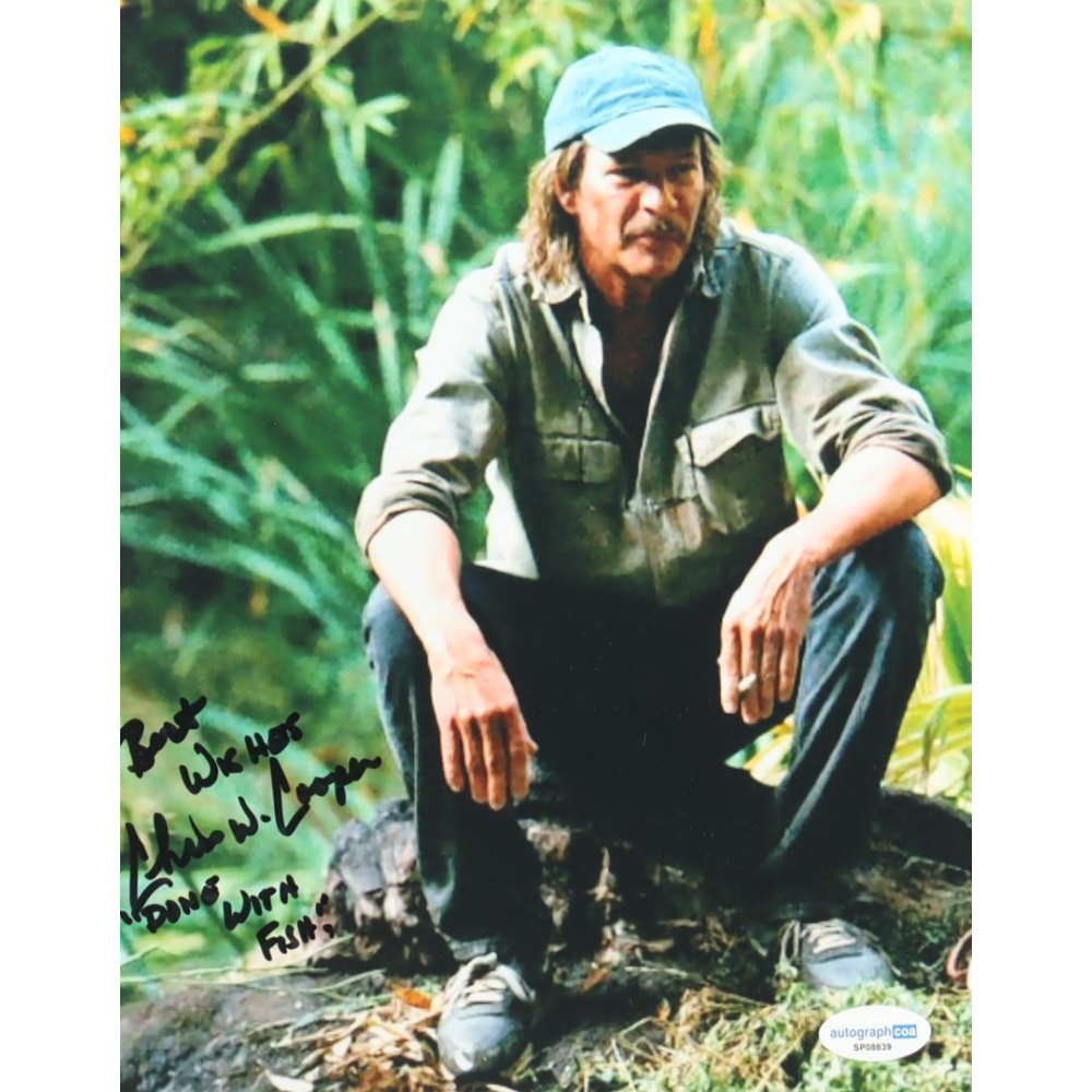 Chris Cooper Signed "Adaptation." 8x10 Photo Inscribed "Best Wishes" & "'Done With Fish'" (ACOA) at PristineAuction.com