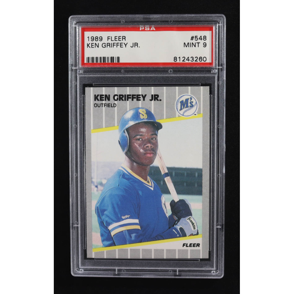 Ken Griffey Jr. 1989 Fleer #548 RC (PSA 9) at PristineAuction.com