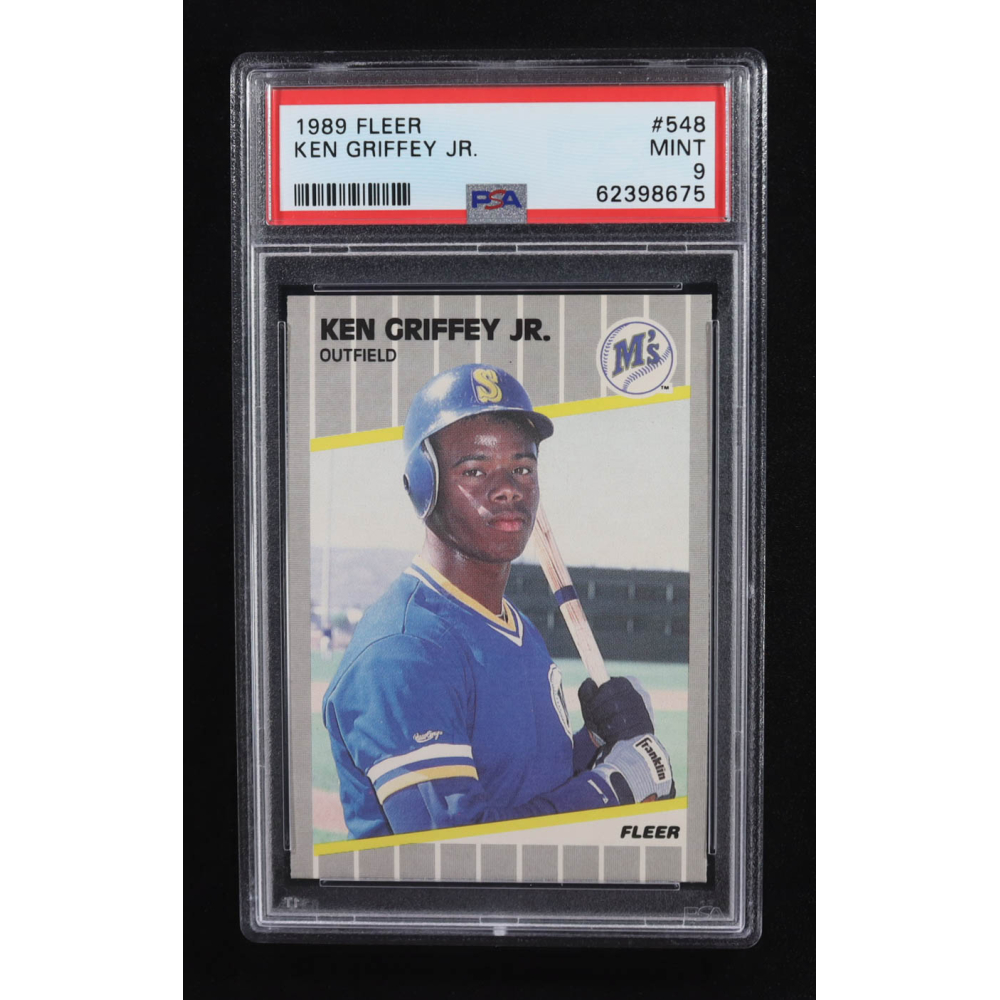 Ken Griffey Jr. 1989 Fleer #548 RC (PSA 9) at PristineAuction.com