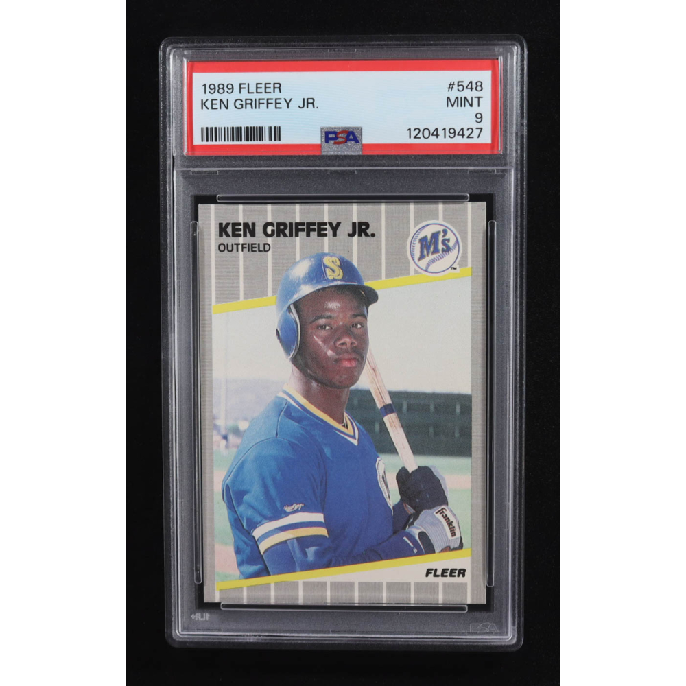 Ken Griffey Jr. 1989 Fleer #548 RC (PSA 9) at PristineAuction.com