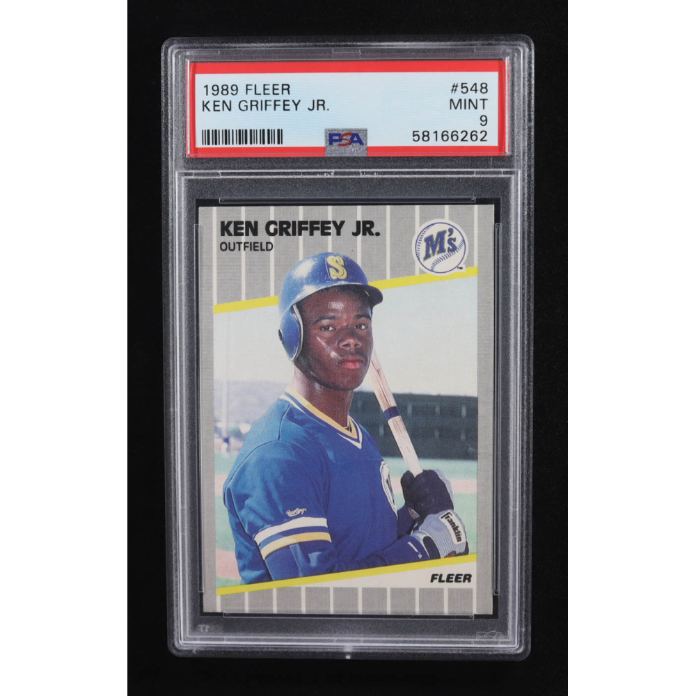Ken Griffey Jr. 1989 Fleer #548 RC (PSA 9) at PristineAuction.com
