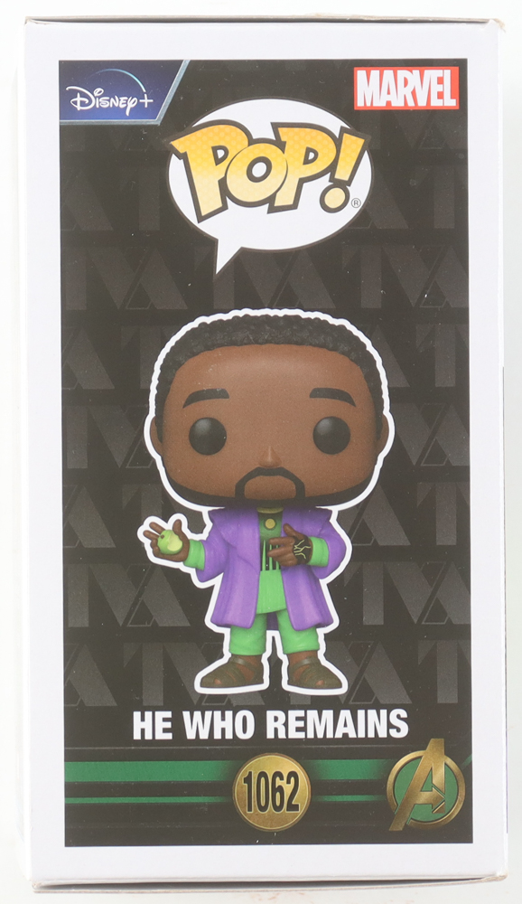 Jonathan Majors Signed "Loki" #1062 He Who Remains Funko Pop! Vinyl Figure (Beckett) at PristineAuction.com Jonathan Majors Signed "Loki" #1062 He Who Remains Funko Pop! Vinyl Figure (Beckett) at PristineAuction.com
