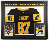 Sidney Crosby Signed Penguins Custom Framed Adidas Authentic Jersey (JSA) at PristineAuction.com