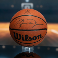 Michael Jordan Signed Wilson Basketball (UDA & GOAT) at PristineAuction.com