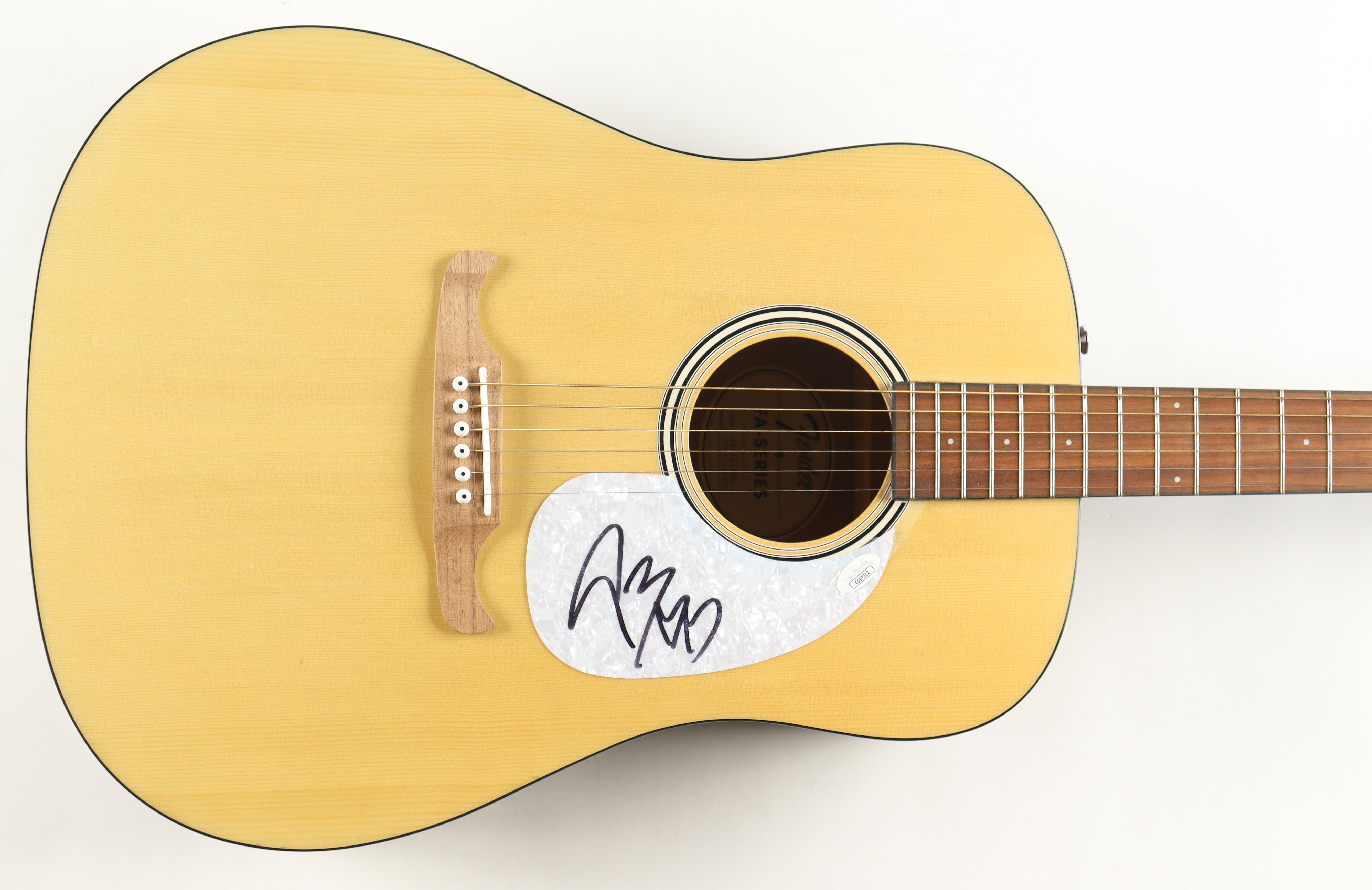 Post Malone Signed 41.5" Fender Acoustic Guitar (Beckett) at PristineAuction.com Post Malone Signed 41.5" Fender Acoustic Guitar (Beckett) at PristineAuction.com