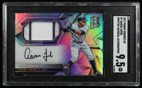 Aaron Judge 2017 Panini Spectra Rookie Jersey Autographs #7 RC (SGC 9.5) at PristineAuction.com