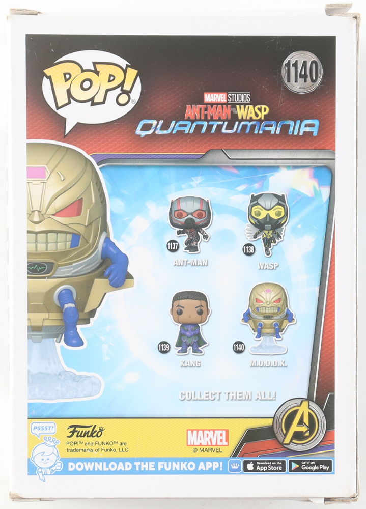 Corey Stoll Signed "Ant-Man and the Wasp Quantumania" #1140 M.O.D.O.K. Funko Pop! Vinyl Figure (Beckett) at PristineAuction.com Corey Stoll Signed "Ant-Man and the Wasp Quantumania" #1140 M.O.D.O.K. Funko Pop! Vinyl Figure (Beckett) at PristineAuction.com