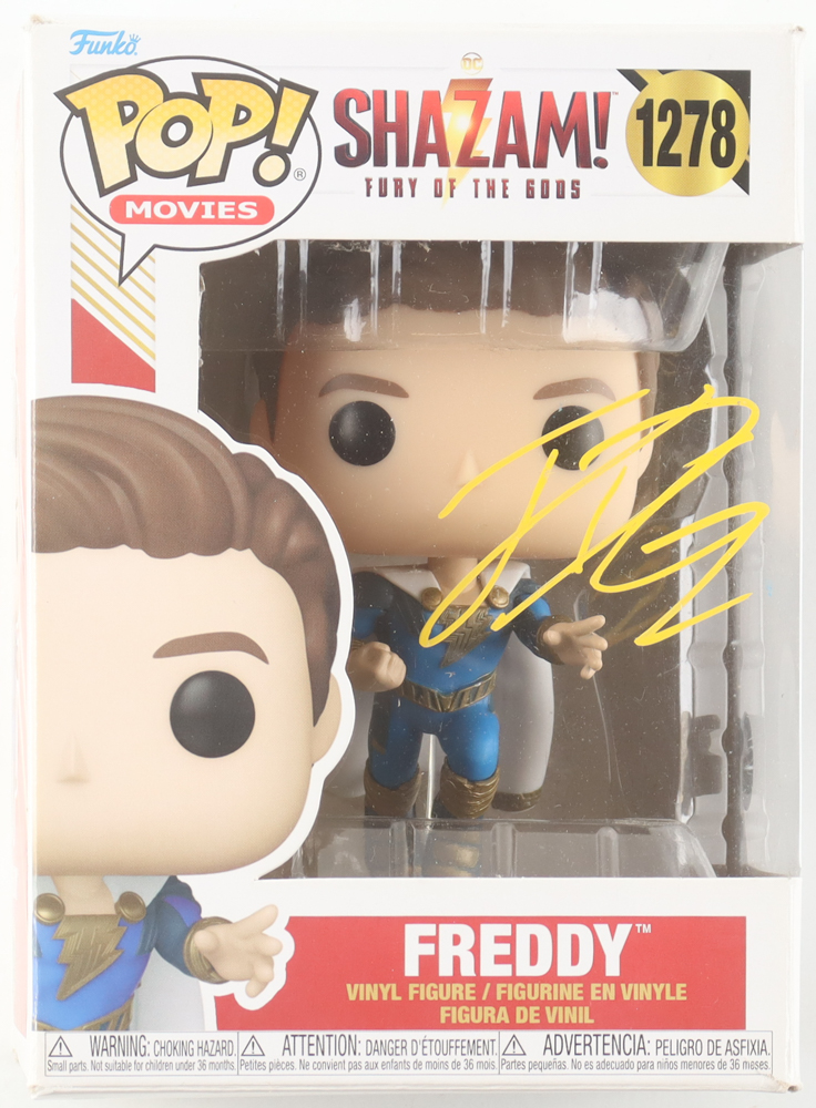 Jack Dylan Grazer Signed "Shazam!: Fury of the Gods" #1278 Freddy Funko Pop! Vinyl Figure (Beckett) at PristineAuction.com Jack Dylan Grazer Signed "Shazam!: Fury of the Gods" #1278 Freddy Funko Pop! Vinyl Figure (Beckett) at PristineAuction.com