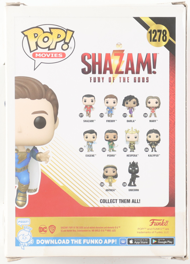 Jack Dylan Grazer Signed "Shazam!: Fury of the Gods" #1278 Freddy Funko Pop! Vinyl Figure (Beckett) at PristineAuction.com Jack Dylan Grazer Signed "Shazam!: Fury of the Gods" #1278 Freddy Funko Pop! Vinyl Figure (Beckett) at PristineAuction.com