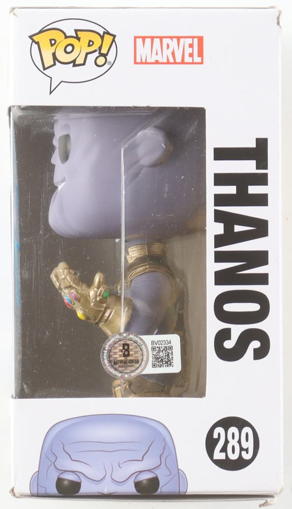 Josh Brolin Signed "Avengers: Infinity War" #289 Thanos Bobble-Head Funko Pop! Vinyl Figure (Beckett) at PristineAuction.com Josh Brolin Signed "Avengers: Infinity War" #289 Thanos Bobble-Head Funko Pop! Vinyl Figure (Beckett) at PristineAuction.com