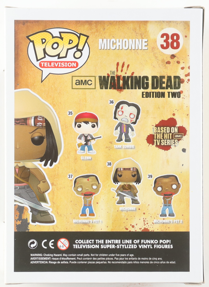 Danai Gurira Signed "The Walking Dead" #38 Michonne Funko Pop! Vinyl Figure (Beckett) at PristineAuction.com Danai Gurira Signed "The Walking Dead" #38 Michonne Funko Pop! Vinyl Figure (Beckett) at PristineAuction.com