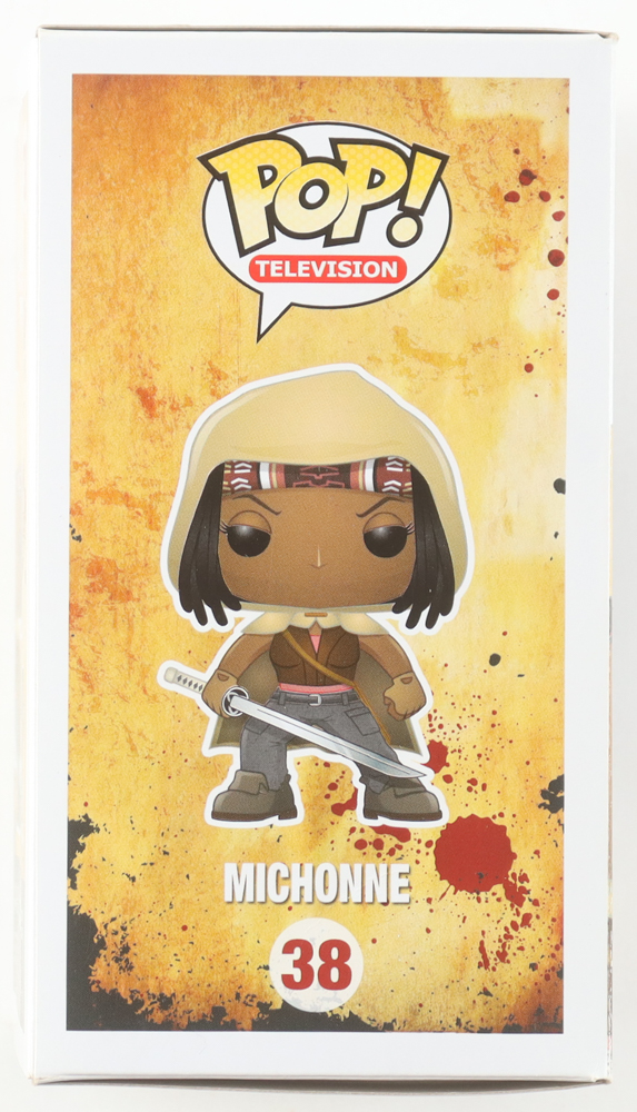 Danai Gurira Signed "The Walking Dead" #38 Michonne Funko Pop! Vinyl Figure (Beckett) at PristineAuction.com Danai Gurira Signed "The Walking Dead" #38 Michonne Funko Pop! Vinyl Figure (Beckett) at PristineAuction.com