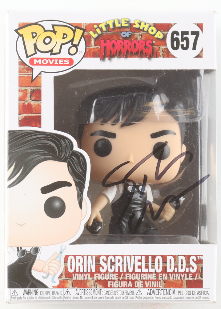 Steve Martin Signed "Little Shop of Horrors" #657 Orin Scrivello DDS Funko Pop! Vinyl Figure (Beckett) at PristineAuction.com Steve Martin Signed "Little Shop of Horrors" #657 Orin Scrivello DDS Funko Pop! Vinyl Figure (Beckett) at PristineAuction.com