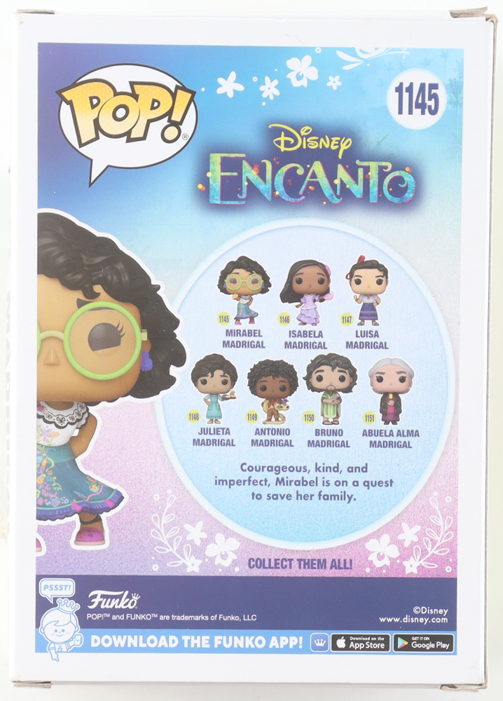 Stephanie Beatriz Signed "Encanto" #1145 Mirabel Madrigal Funko Pop! Vinyl Figure (Beckett) at PristineAuction.com Stephanie Beatriz Signed "Encanto" #1145 Mirabel Madrigal Funko Pop! Vinyl Figure (Beckett) at PristineAuction.com