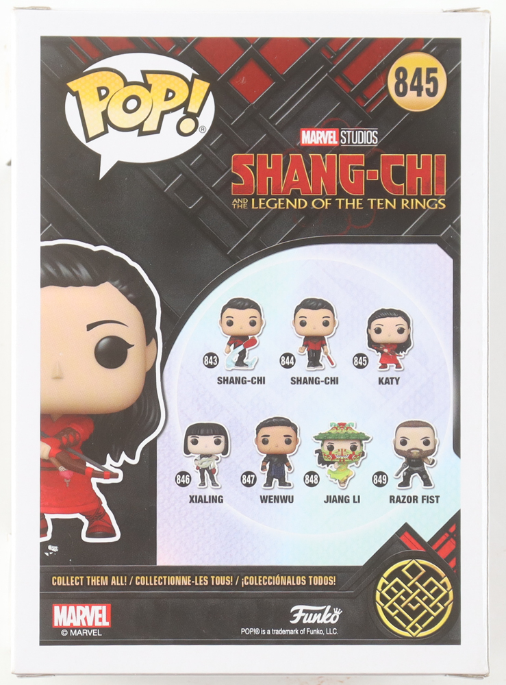 Awkwafina Signed "Shang-Chi and the Legend of the Ten Rings" #845 Katy Funko Pop Vinyl Figure (Beckett) at PristineAuction.com Awkwafina Signed "Shang-Chi and the Legend of the Ten Rings" #845 Katy Funko Pop Vinyl Figure (Beckett) at PristineAuction.com