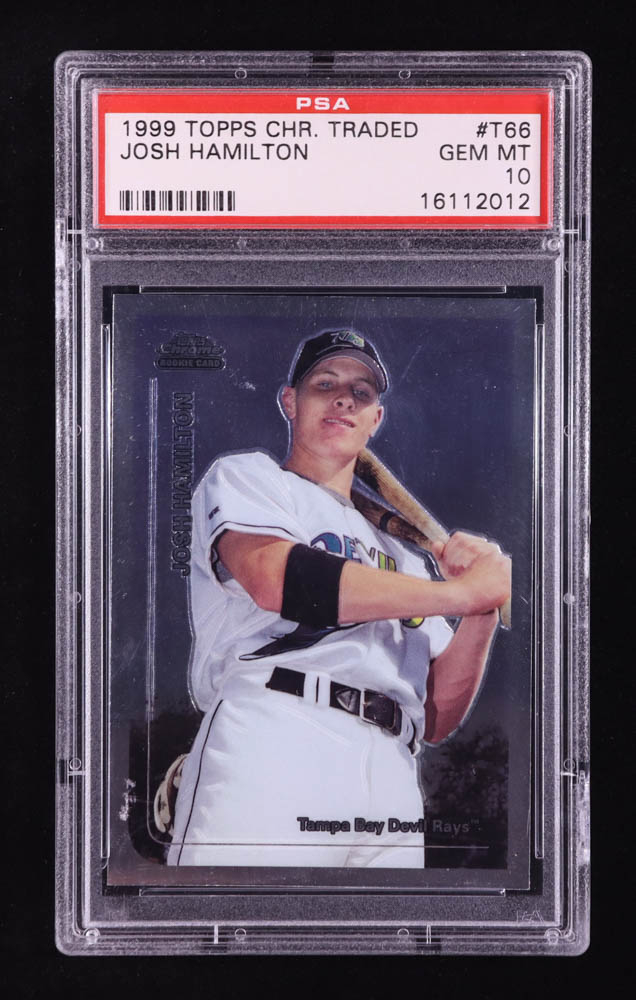 Josh Hamilton 1999 Topps Chrome Traded #T66 RC (PSA 10)