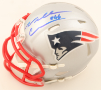 Will Campbell Signed Patriots Speed Mini Helmet (JSA) at PristineAuction.com