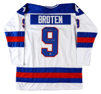 Neal Broten Signed Jersey Inscribed "1980 Gold!" (Beckett) at PristineAuction.com