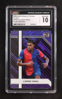 Lamine Yamal 2024 Leaf Collective Promo Pro Set Shimmer Purple #PSB4 #60/199 (CGC 10) at PristineAuction.com