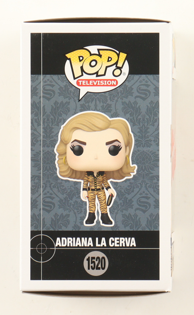 Drea de Matteo Signed "The Sopranos" #1520 Adriana La Cerva Funko Pop! Vinyl Figure (Beckett) at PristineAuction.com Drea de Matteo Signed "The Sopranos" #1520 Adriana La Cerva Funko Pop! Vinyl Figure (Beckett) at PristineAuction.com