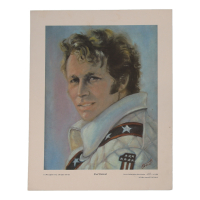 "Evel Knievel" 14x17.5 LE Self Portrait Lithograph by Evel Knievel at PristineAuction.com