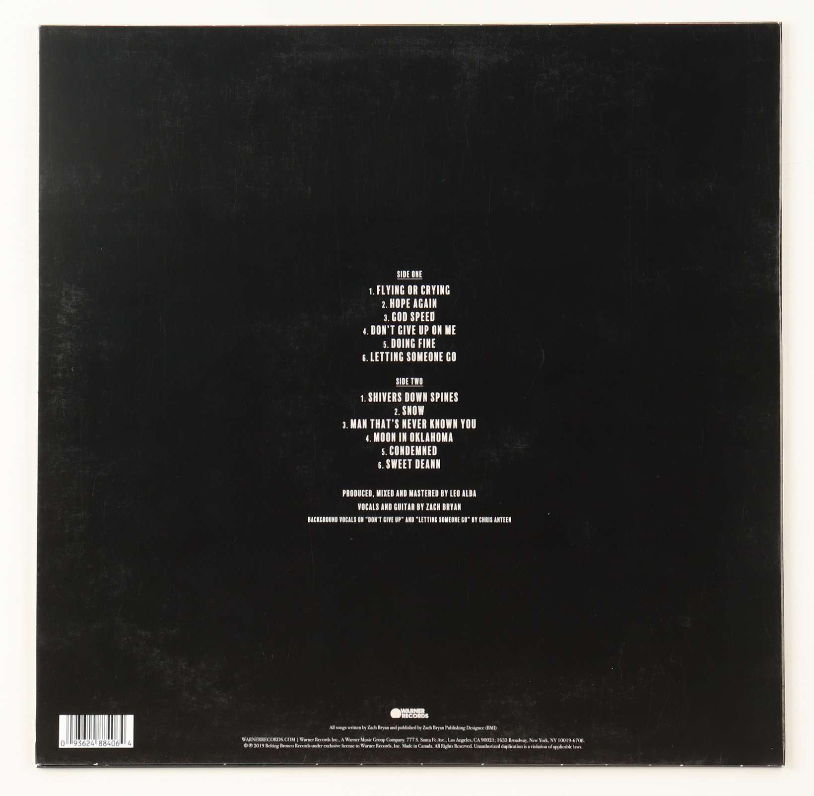 Zach Bryan Signed "DeAnn" Vinyl Record Album (JSA) at PristineAuction.com Zach Bryan Signed "DeAnn" Vinyl Record Album (JSA) at PristineAuction.com