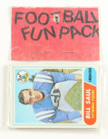 1968 Topps Football Card Fun Pack with (10) Cards at PristineAuction.com
