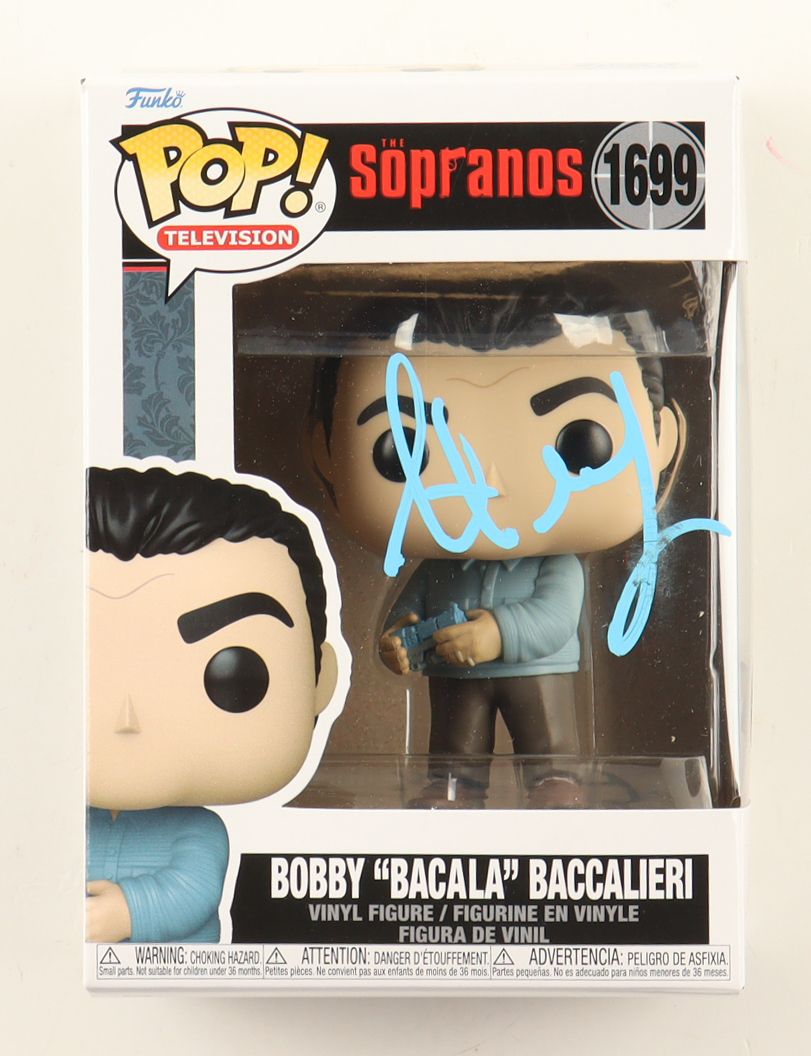 Steve Schirripa Signed "The Sopranos" #1699 Bobby "Bacala" Bacala Funko Pop! Vinyl Figure (Beckett) at PristineAuction.com Steve Schirripa Signed "The Sopranos" #1699 Bobby "Bacala" Bacala Funko Pop! Vinyl Figure (Beckett) at PristineAuction.com