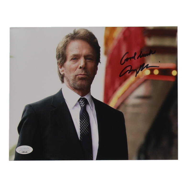 Jerry Bruckheimer Signed 8x10 Photo Inscribed "God Bless" (JSA) at PristineAuction.com Jerry Bruckheimer Signed 8x10 Photo Inscribed "God Bless" (JSA) at PristineAuction.com