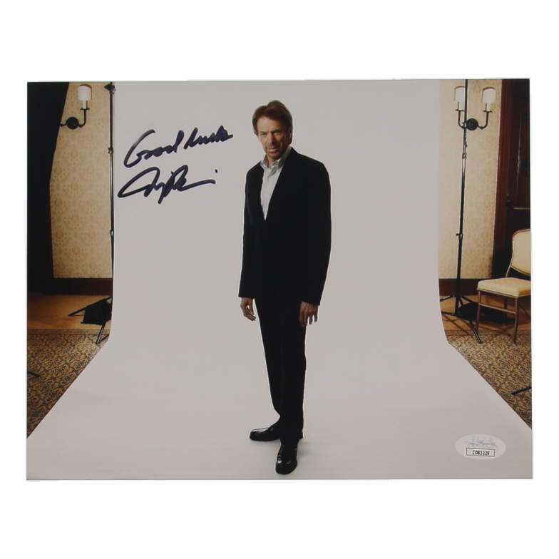 Jerry Bruckheimer Signed 8x10 Photo Inscribed "God Bless" (JSA) at PristineAuction.com Jerry Bruckheimer Signed 8x10 Photo Inscribed "God Bless" (JSA) at PristineAuction.com