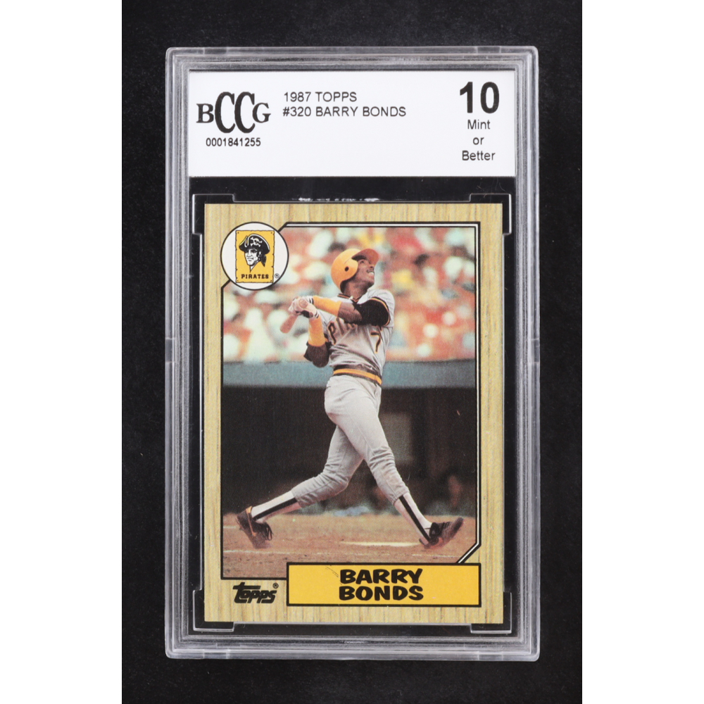 Barry Bonds 1987 Topps #320 RC (BCCG 10) at PristineAuction.com
