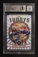 Nick Bosa & Fred Warner Signed 2023 Donruss Optic Best Tuddys #8 (BGS | Auto 10) at PristineAuction.com