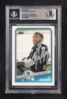 Bo Jackson Signed 1988 Topps #327 SR RC (BGS) at PristineAuction.com