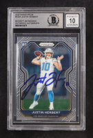 Justin Herbert Signed 2020 Panini Prizm #325A RC (BGS | Auto 10) at PristineAuction.com