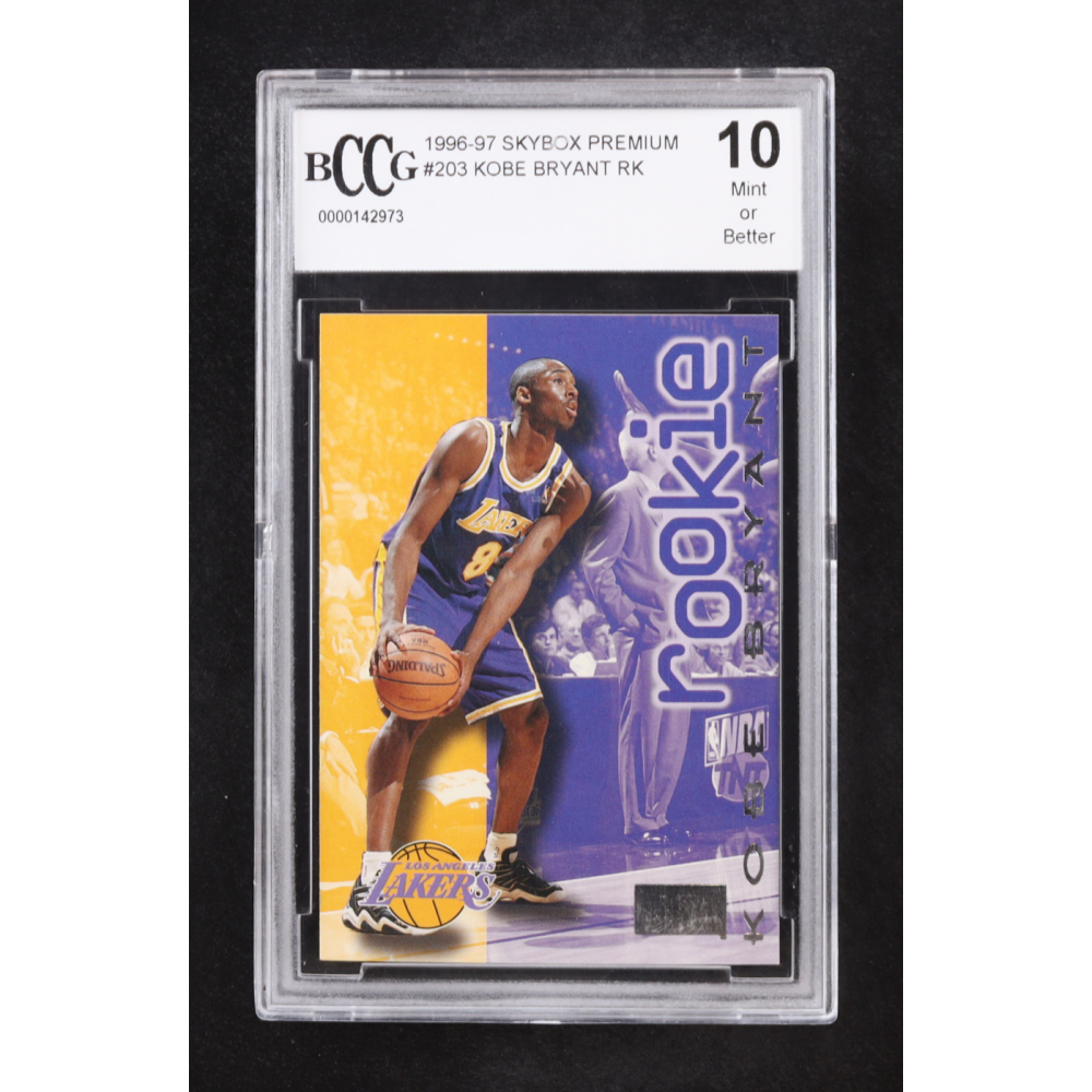 Kobe Bryant 1996-97 Skybox Premium Rookie #203 RC (BCCG 10) at PristineAuction.com