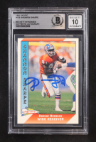 Shannon Sharpe Signed 1991 Pacific #126 (BGS | Auto 10) at PristineAuction.com