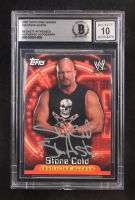 Stone Cold Steve Austin Signed 2006 Topps WWE Insider #28 (BGS | Auto 10) at PristineAuction.com