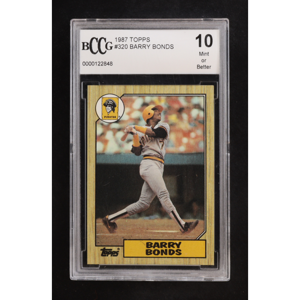 Barry Bonds 1987 Topps #320 RC (BCCG 10) at PristineAuction.com