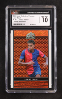 Lamine Yamal 2024 Leaf Collective Promo Leaf Shimmer Orange #LB4 #282/299 (CGC 10) at PristineAuction.com