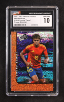 Lamine Yamal 2024 Leaf Collective Promo '00 Press Pass Shimmer Orange #20B4 #241/299 (CGC 10) at PristineAuction.com