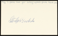 Stan Coveleski Signed Yankees 3x5 Index Card (Sure Shot) at PristineAuction.com