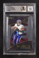 Justin Jefferson Signed 2023 Select Select Numbers #20 (BGS | Auto 10) at PristineAuction.com