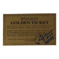 Paris Themmen Signed "Willy Wonka and the Chocolate Factory" Golden Ticket Inscribed "Mike Teevee" (JSA) at PristineAuction.com
