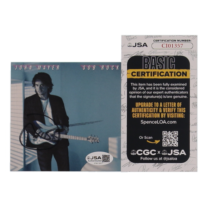 John Mayer Signed Cut (JSA) at PristineAuction.com John Mayer Signed Cut (JSA) at PristineAuction.com